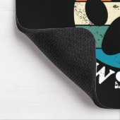 Hundepfote Denk Positiv Mousepad (Ecke)