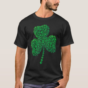Hundepfote Shamrock St. Patricks Day Katze Saint P T-Shirt