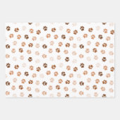 Hundepfoten Geschenkpapier Set (Vorderseite 2)
