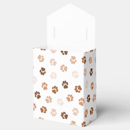Hundepfoten Geschenkschachtel (Geöffnet)