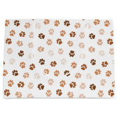 Hundepfoten Große Geschenktüte (Vorderseite)