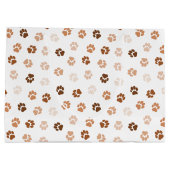 Hundepfoten Große Geschenktüte (Rückseite)