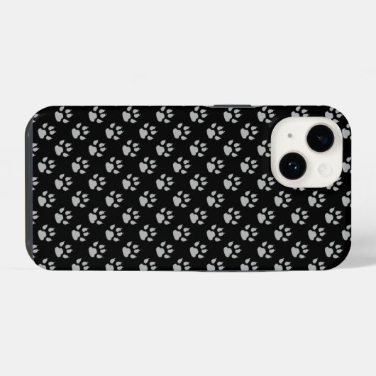 Hundepfoten iPhone Hülle (Rückseite (Horizontal))