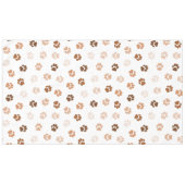 Hundepfoten Tischdecke (Vorderseite (Horizontal))