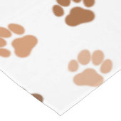 Hundepfoten Tischdecke (Schrägansicht)