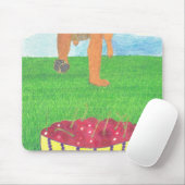 Hundepfoten und Kirsche Mousepad (Mit Mouse)