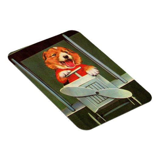 Hundepilotendruck Magnet (Rechte Seite)