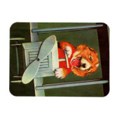 Hundepilotendruck Magnet (Horizontal)