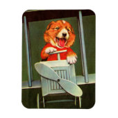 Hundepilotendruck Magnet (Vertikal)