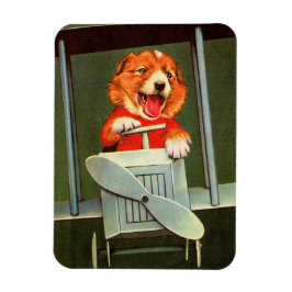 Hundepilotendruck Magnet