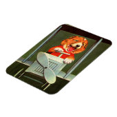 Hundepilotendruck Magnet (Linke Seite)