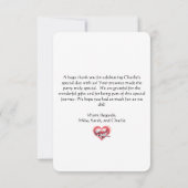 Hundepilotin Flugflugzeug, Niedlicher Fun-Kinderge Dankeskarte (Rückseite)