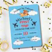 Hundepilotin Flugflugzeug, Niedlicher Fun-Kinderge Einladung