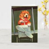 Hundepilotin Karte (Gelbe Blume)