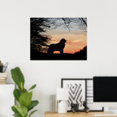 Hundeplakat für Neufundland Poster (Heimbüro)