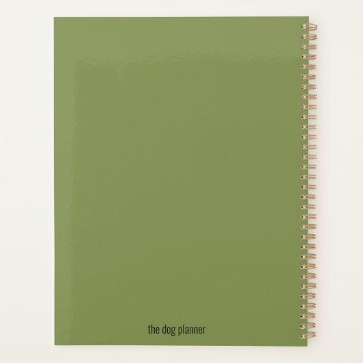 Hundeplaner Planer (Rückseite)