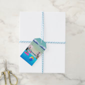 Hundepool-Party Geschenkanhänger (Mit Garn)