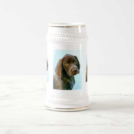 Hundeportrait Bierglas (Mittel)