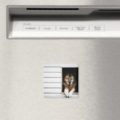 Hundeportrait Magnet (In Situ (Geschirrspüler))