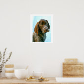 Hundeportrait Poster (Küche)