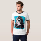 Hundeportrait T-Shirt (Vorne ganz)