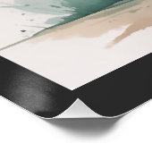 Hundeporträt Aquarell Poster (Ecke)