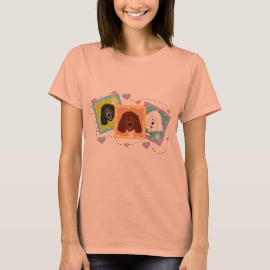 Hundeporträt T-Shirts und Geschenke (Vorderseite)