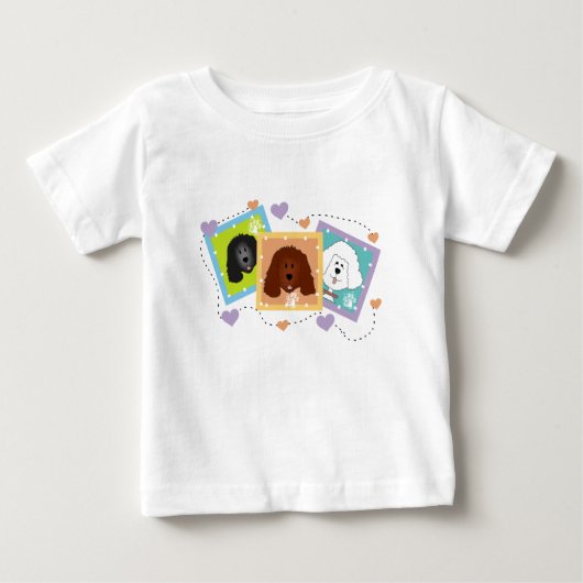 Hundeporträt-T-Shirts und Geschenke Baby T-shirt (Vorderseite)
