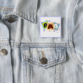 Hundeporträt-T-Shirts und Geschenke Button (Beispiel)