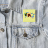 Hundeporträt-T-Shirts und Geschenke Button (Beispiel)