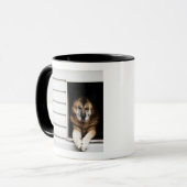 Hundeporträt Tasse (Vorderseite Links)