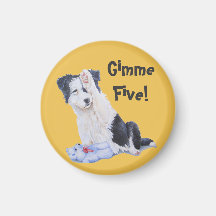 Hundeporträtmalerei auf niedliche Granzwolle