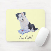Hundeporträtmalerei auf niedliche Granzwolle Mousepad (Mit Mouse)