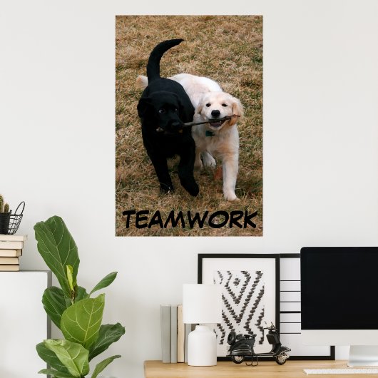 Hundeposter Poster (Heimbüro)