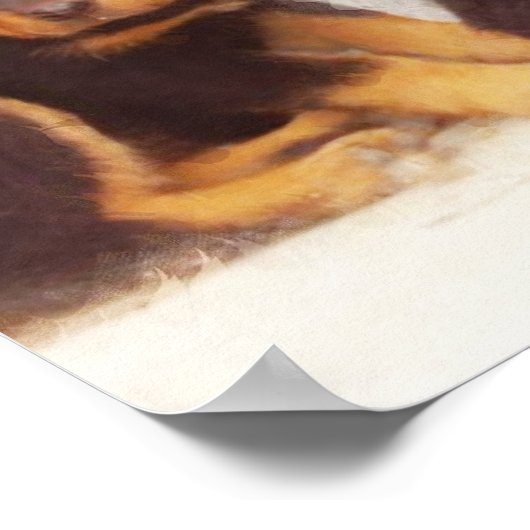 Hundeposter Poster (Ecke)