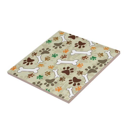 Hundepows und -knochen fliese (Seite)