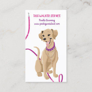 Hundeprodukte Dropship-Marke Print-on-Demand-Shop Visitenkarte