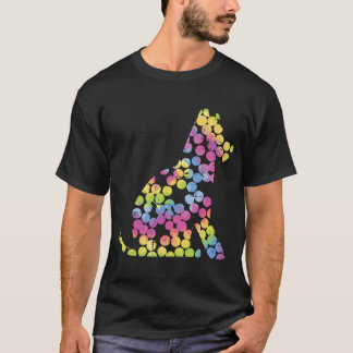 Hundepunkt-Kunst-Polka-Punkte T-Shirt