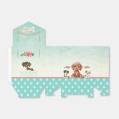 Hundepuppchen-Leckereien Geschenkschachtel (Ungefaltet)