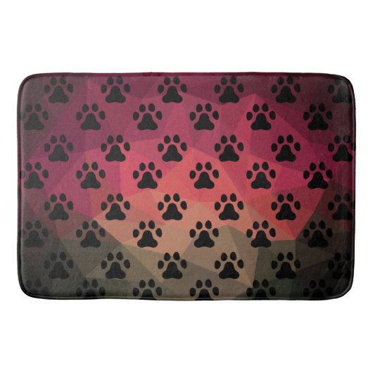 Hundepuppe, Tierfüßler, Katzen Badematte (Vorderseite)