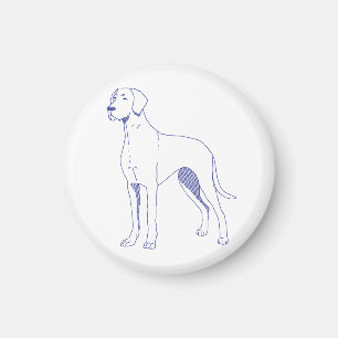 Hunderasse Deutsche Dogge Magnet