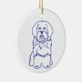Hunderasse Havanese Keramik Ornament (Rechts)