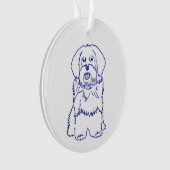 Hunderasse Havanese Ornament (Vorderseite)