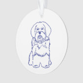 Hunderasse Havanese Ornament (Vorderseite)