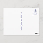 Hunderasse Shih Tzu Postkarte (Rückseite)