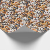 Hunderassen Geschenkpapier (Ecke)