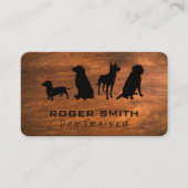 Hunderassen | Holzkörner Visitenkarte (Vorderseite)