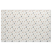 Hunderassen Pfoten lieben Hunde Stoff (Fat Quarter (45,7 x 55,9 cm))