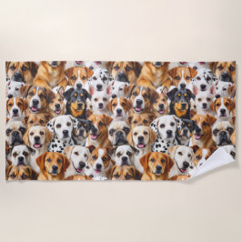 Hunderassen Strandtuch