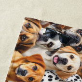 Hunderassen Strandtuch (Beispiel)